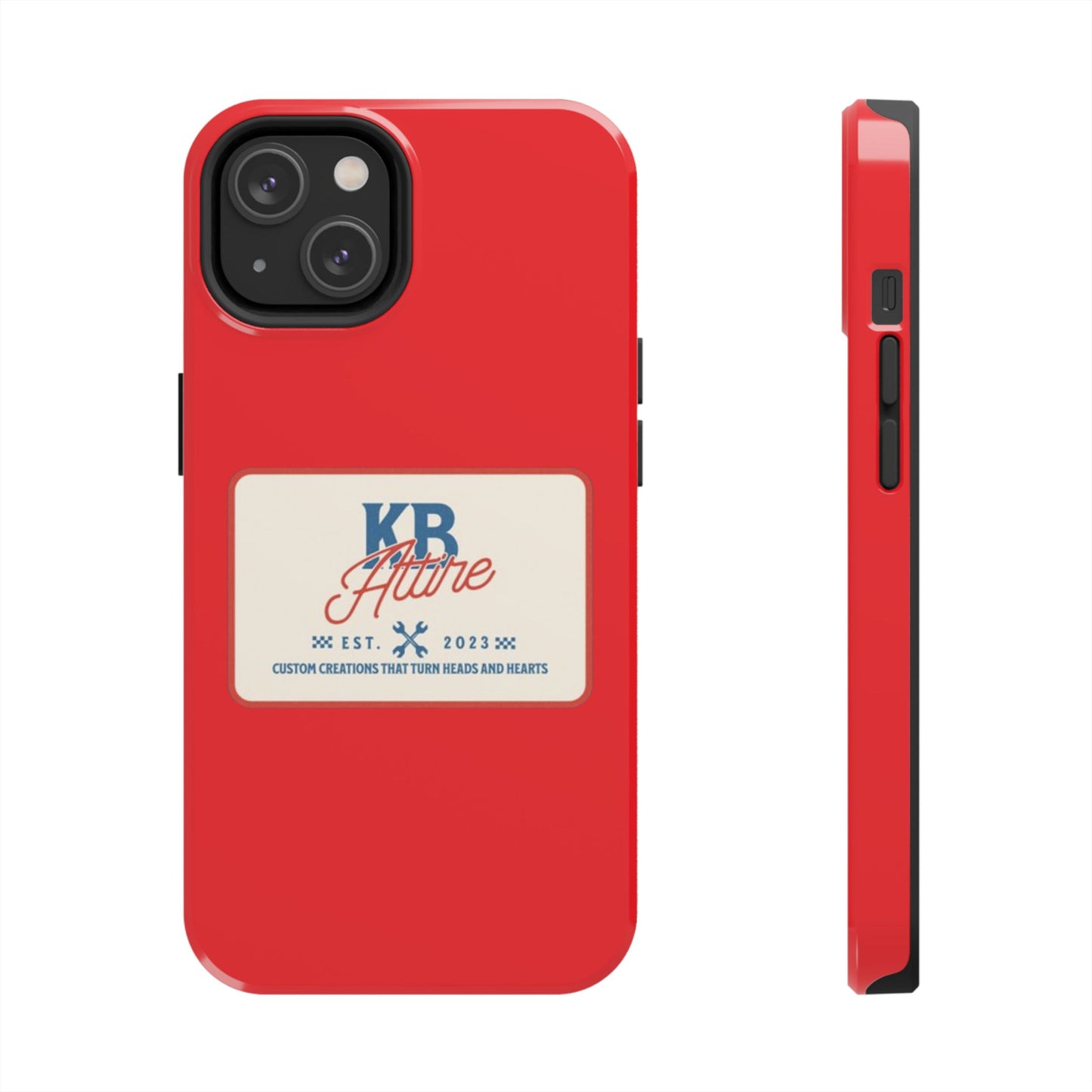 KB Attire 'The Patch' Phone Case (Red)