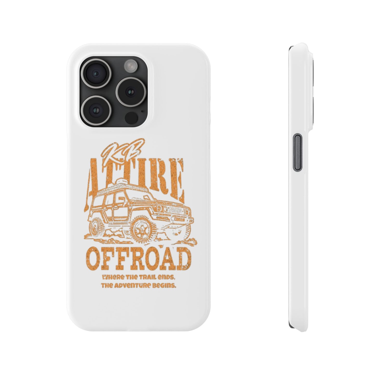 KB Attire Offroad Adventure IPhone Case (White)