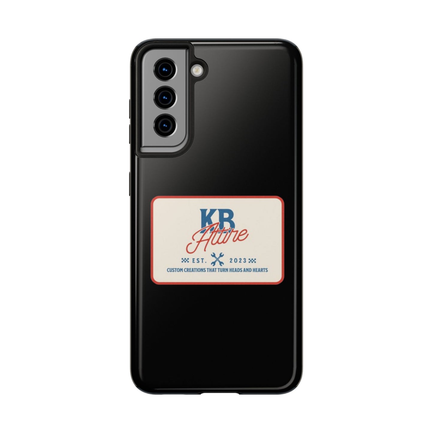 KB Attire 'The Patch' Phone Case (Black)