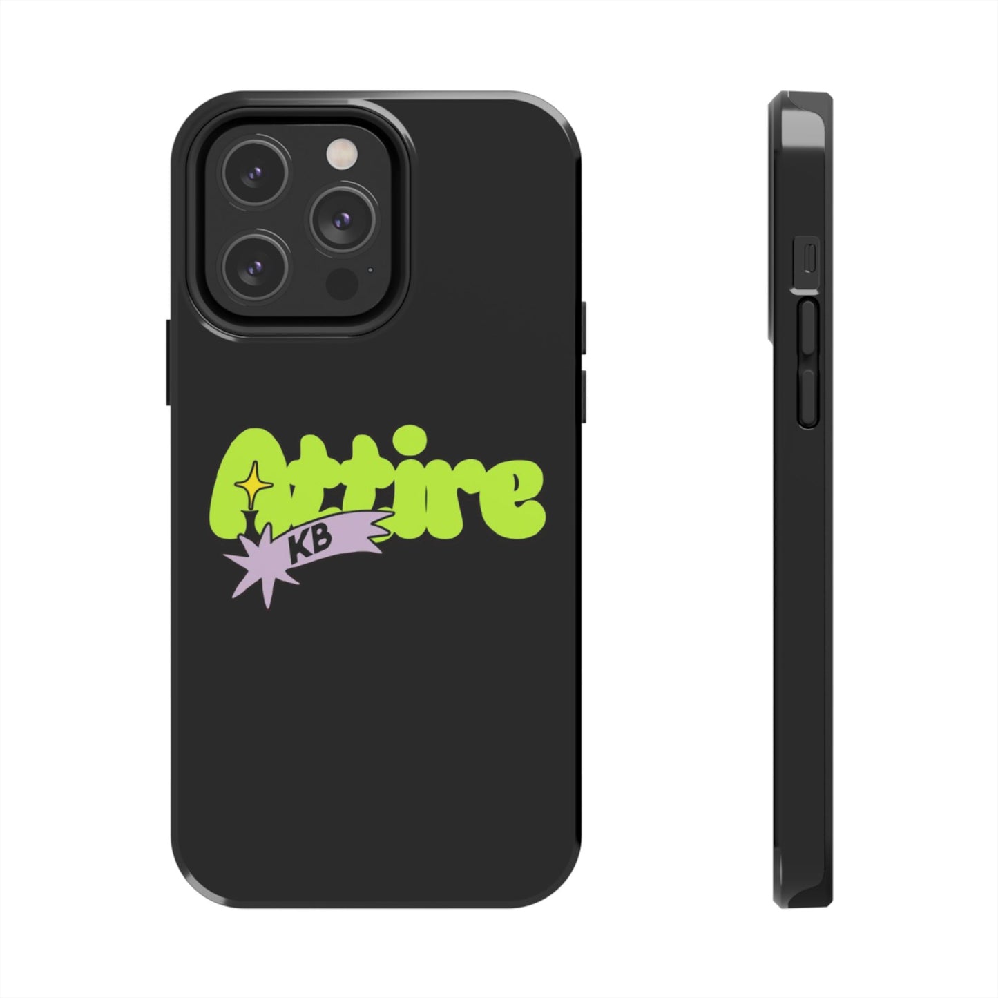 KB Attire Cartoon Phone Case (Black)