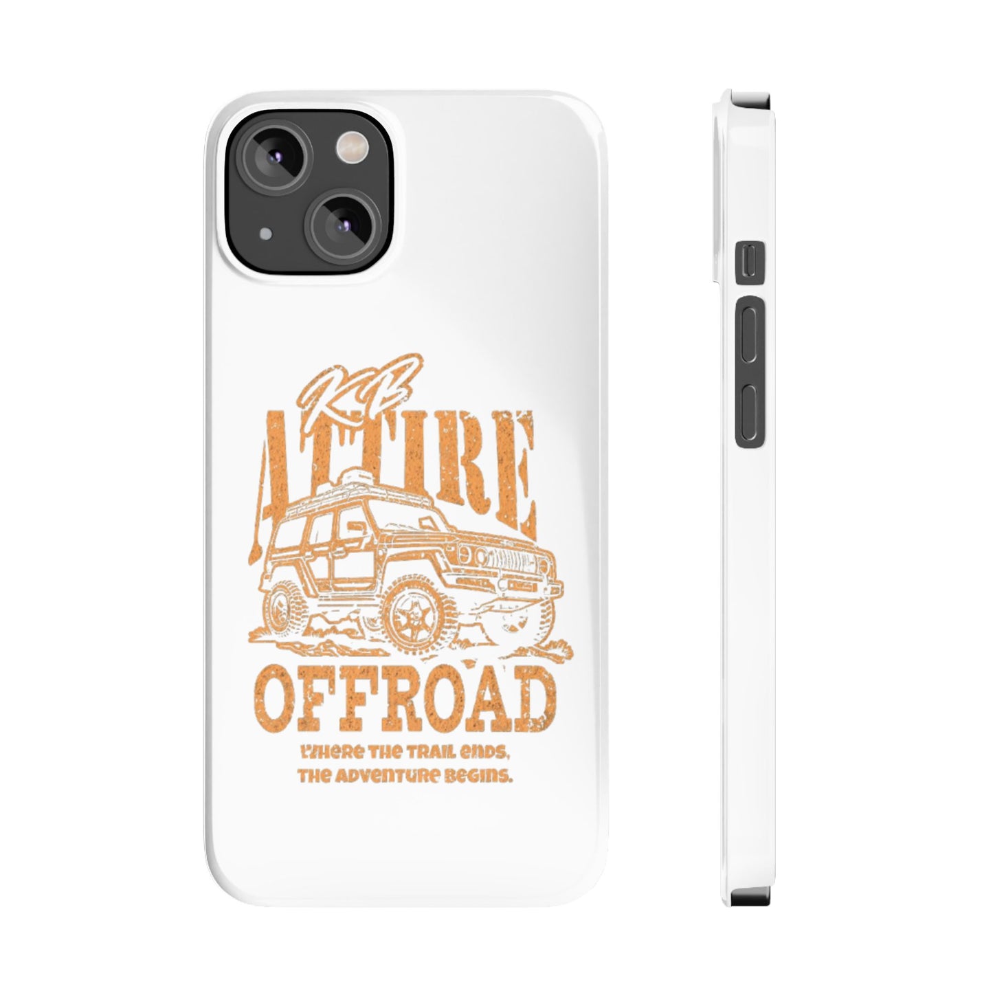 KB Attire Offroad Adventure IPhone Case (White)
