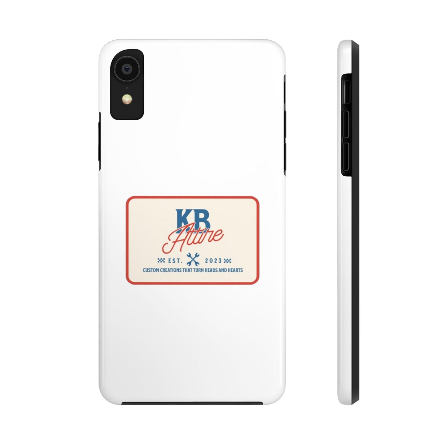 KB Attire 'The Patch' Phone Case (White)