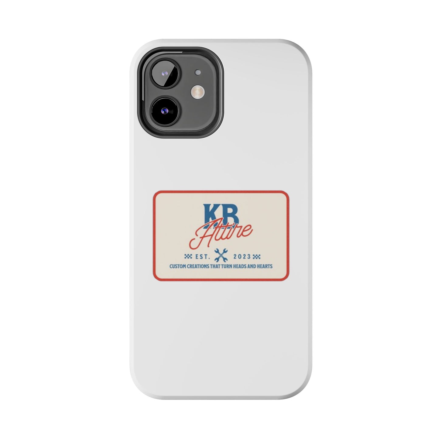 KB Attire 'The Patch' Phone Case (White)