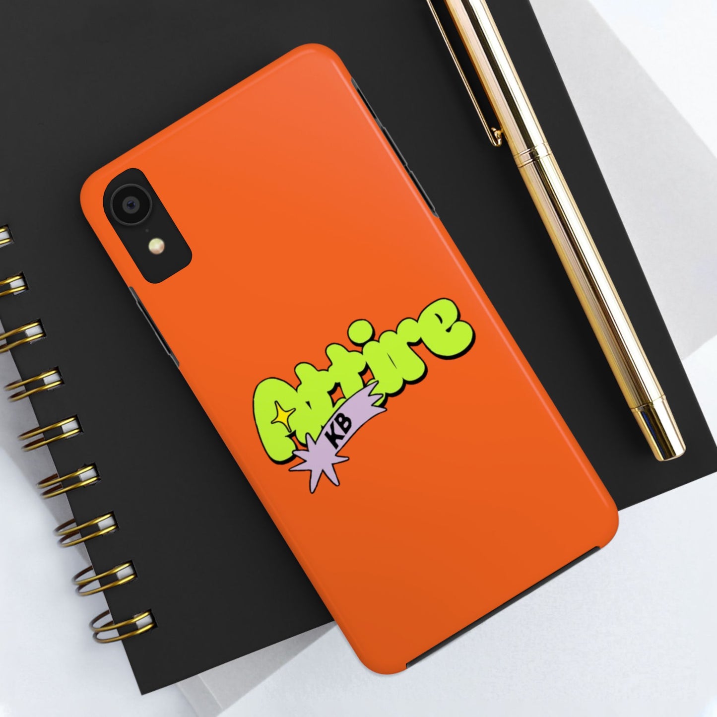 KB Attire Cartoon Phone Case (Orange)