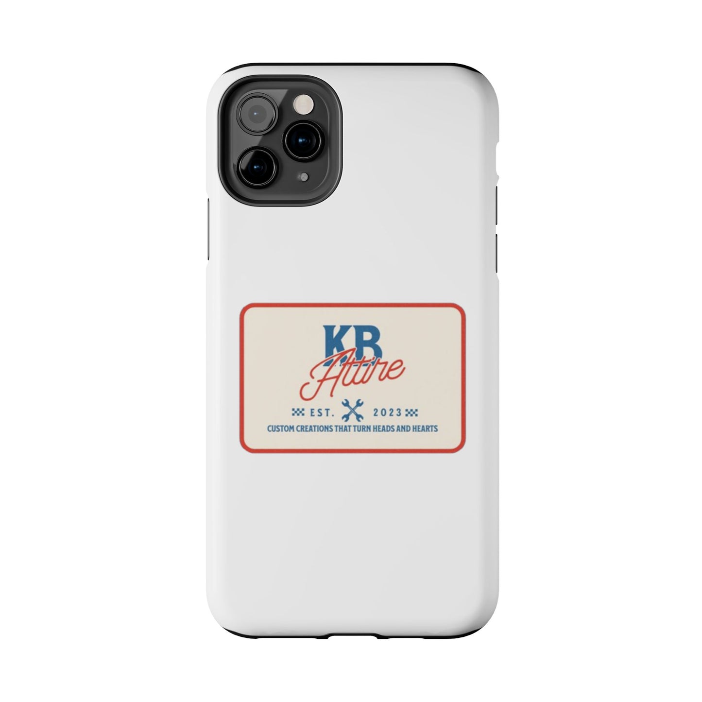 KB Attire 'The Patch' Phone Case (White)