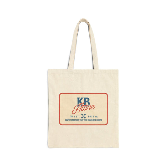KB Attire 'Patch' Cotton Canvas Tote Bag