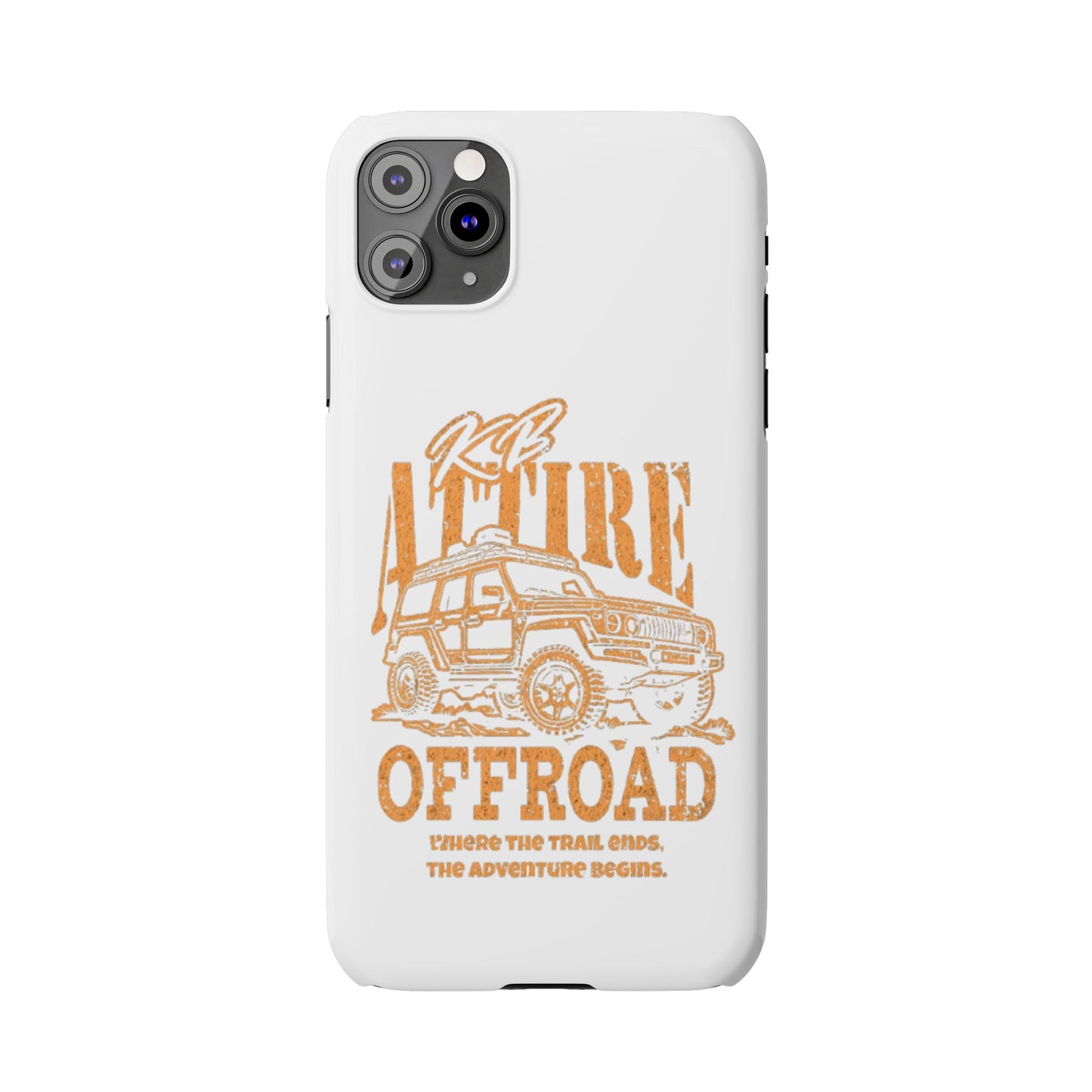 KB Attire Offroad Adventure IPhone Case (White)
