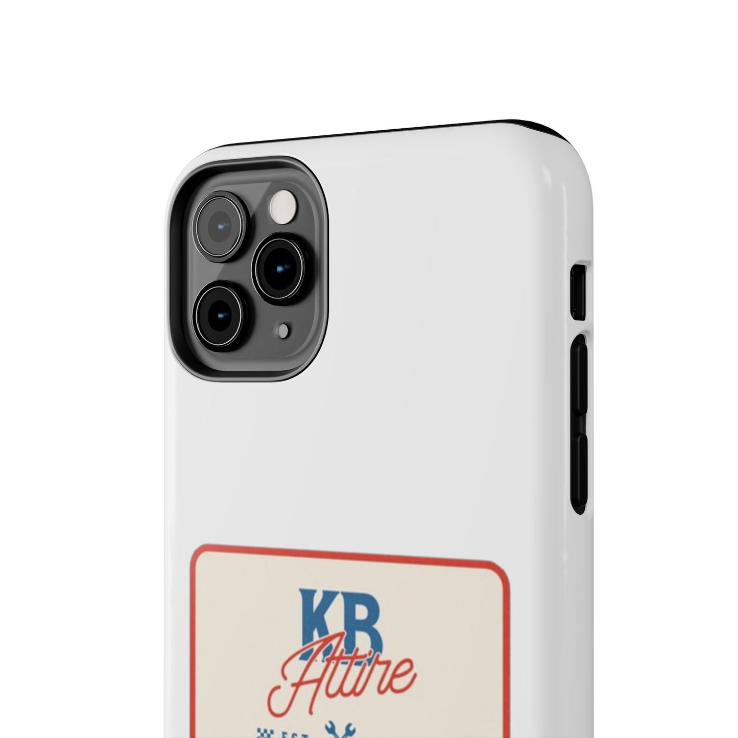 KB Attire 'The Patch' Phone Case (White)