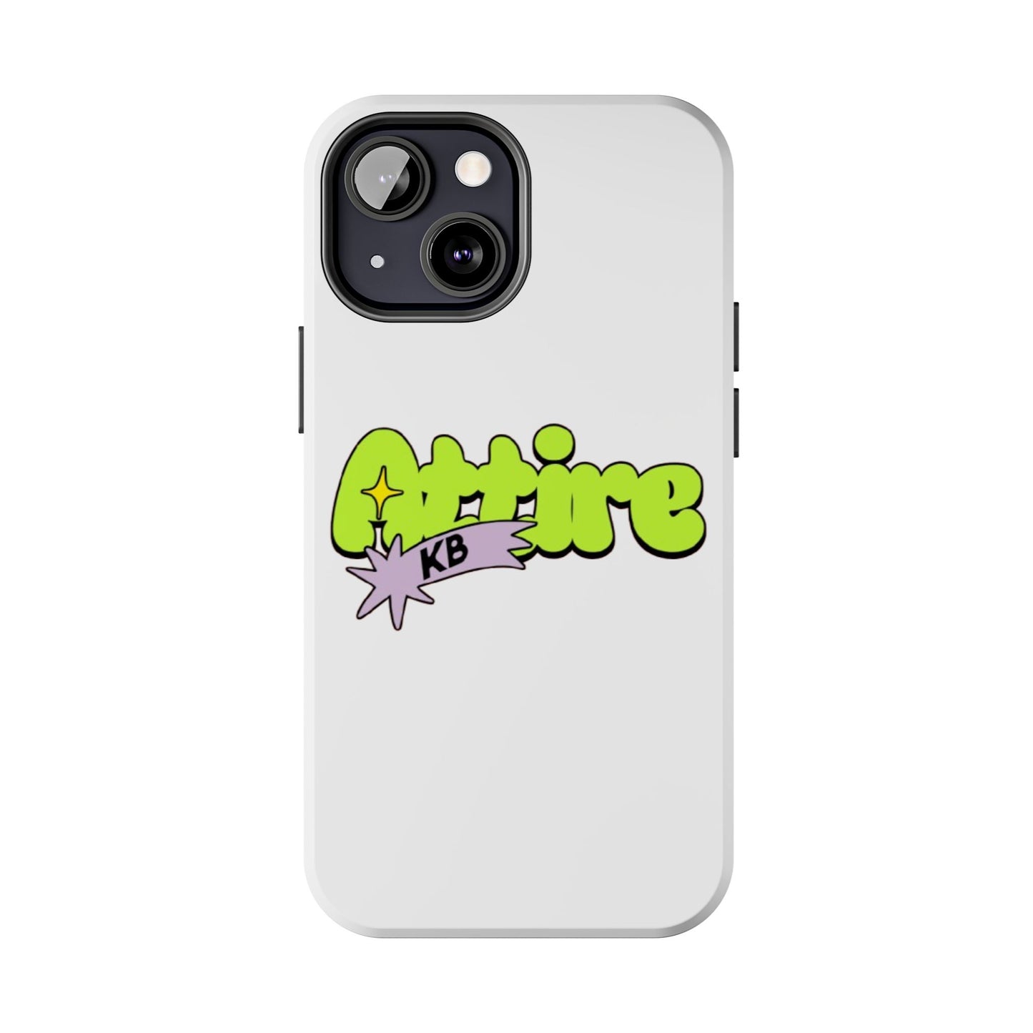 KB Attire Cartoon Phone Case (White)