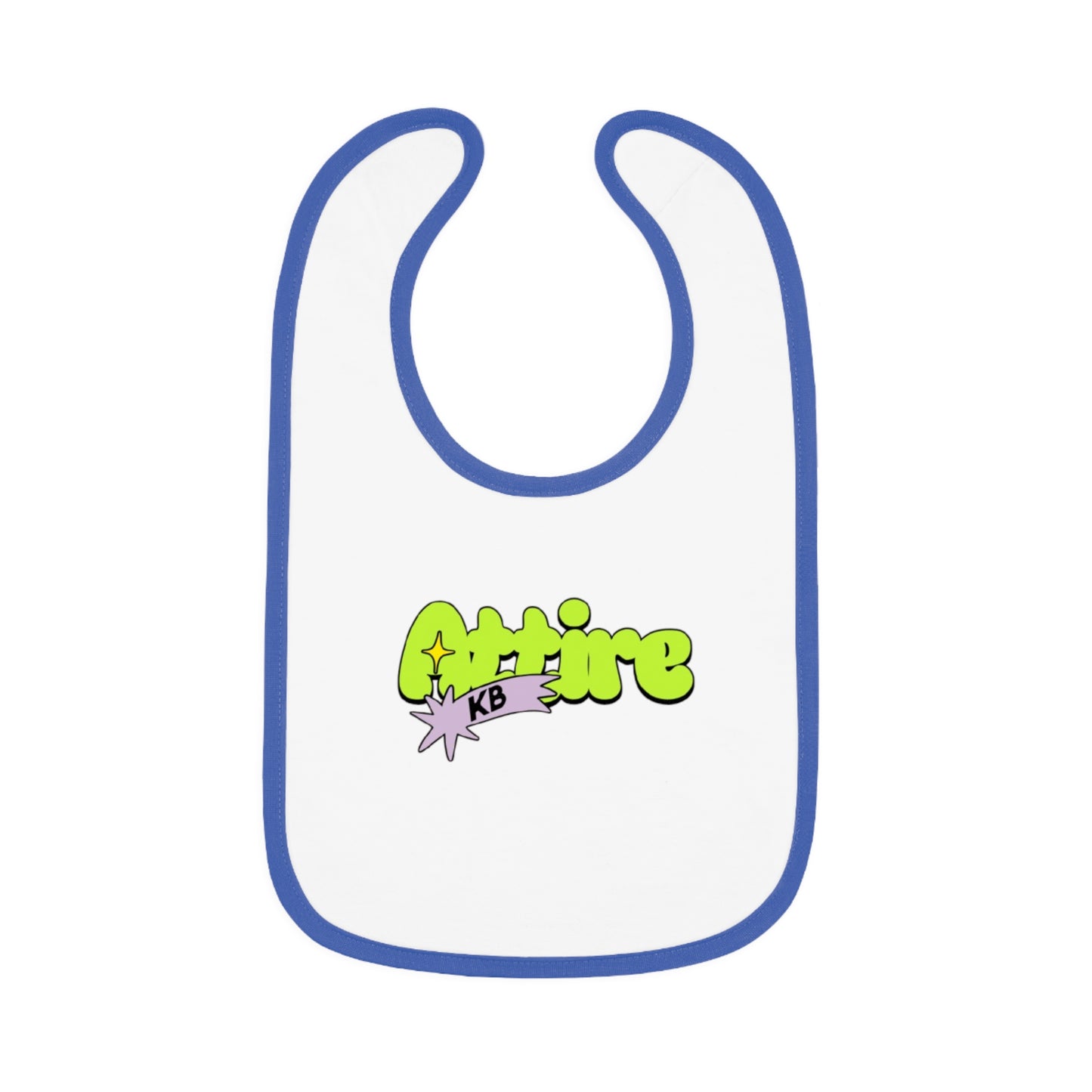 KB Attire Baby Bib with Fun Cartoon Design