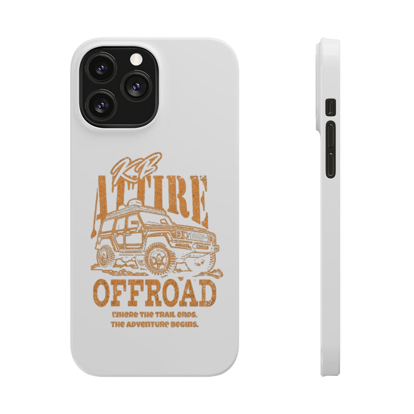 KB Attire Offroad Adventure IPhone Case (White)