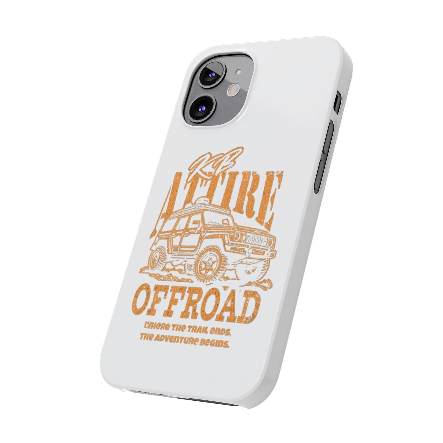 KB Attire Offroad Adventure IPhone Case (White)