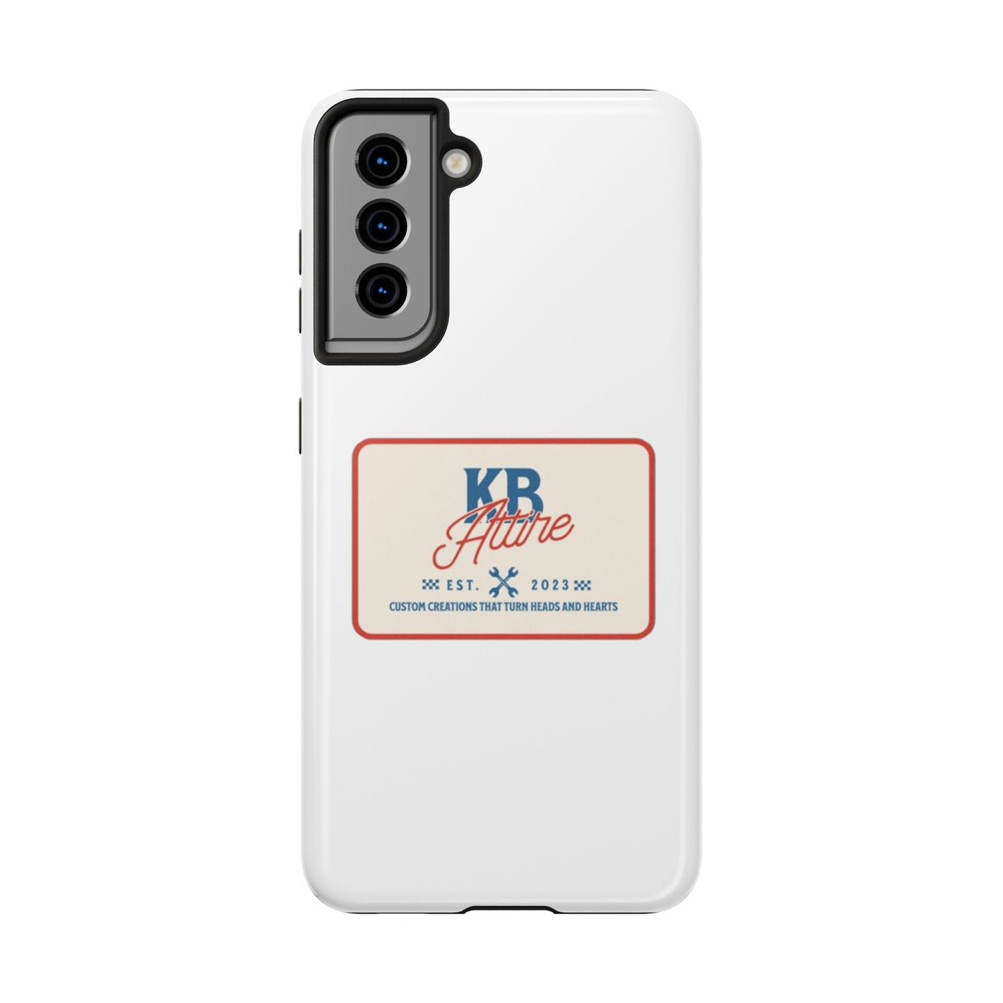 KB Attire 'The Patch' Phone Case (White)