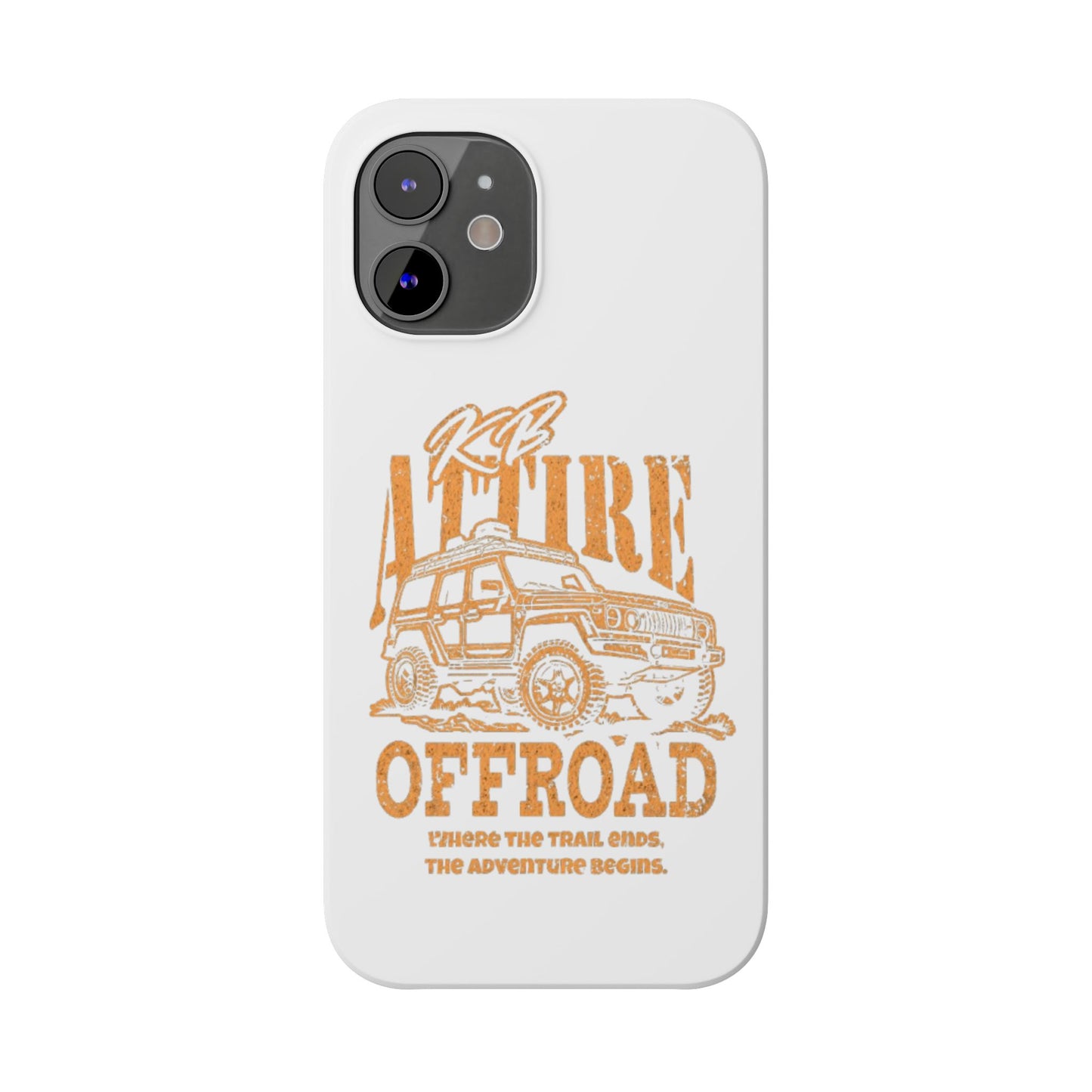 KB Attire Offroad Adventure IPhone Case (White)