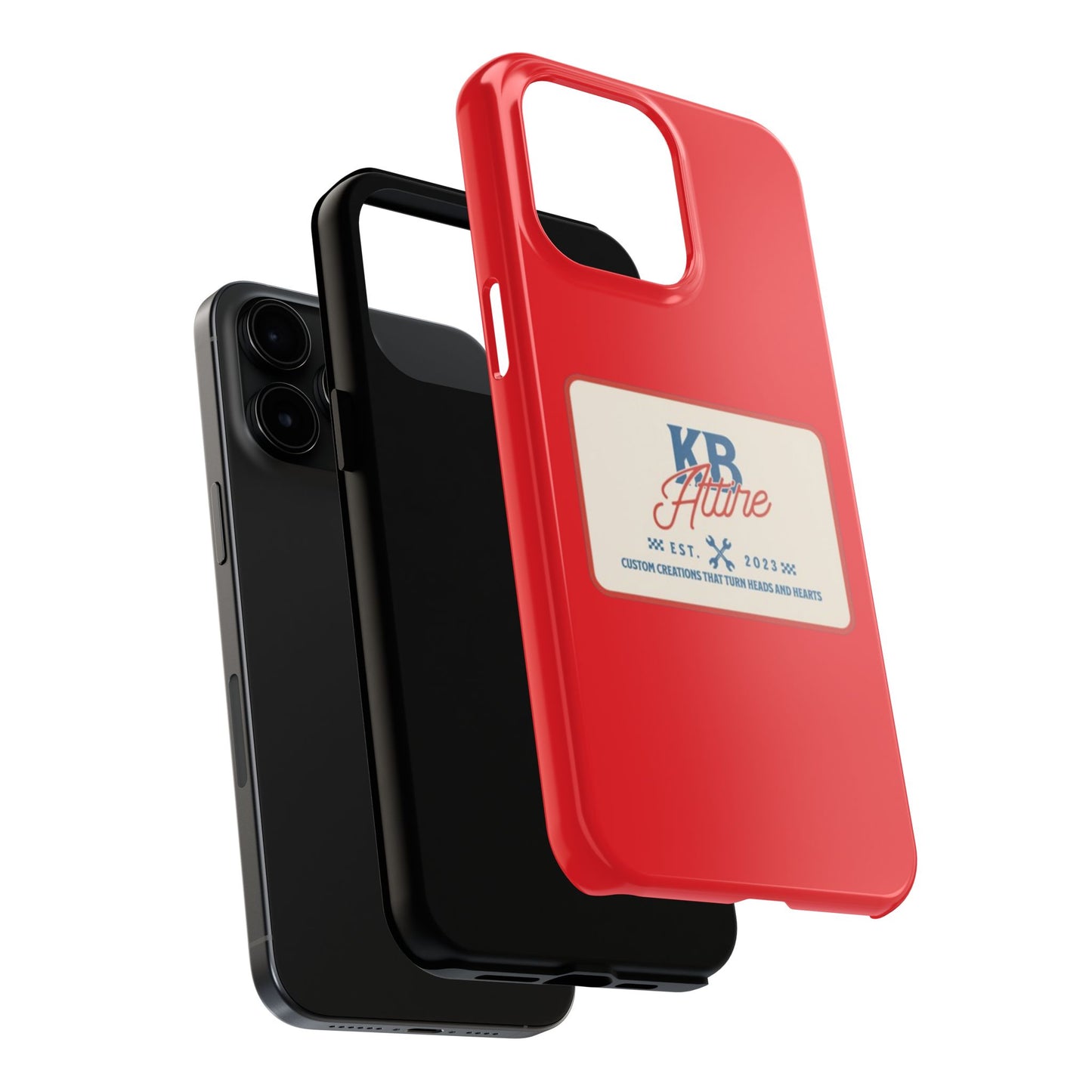 KB Attire 'The Patch' Phone Case (Red)