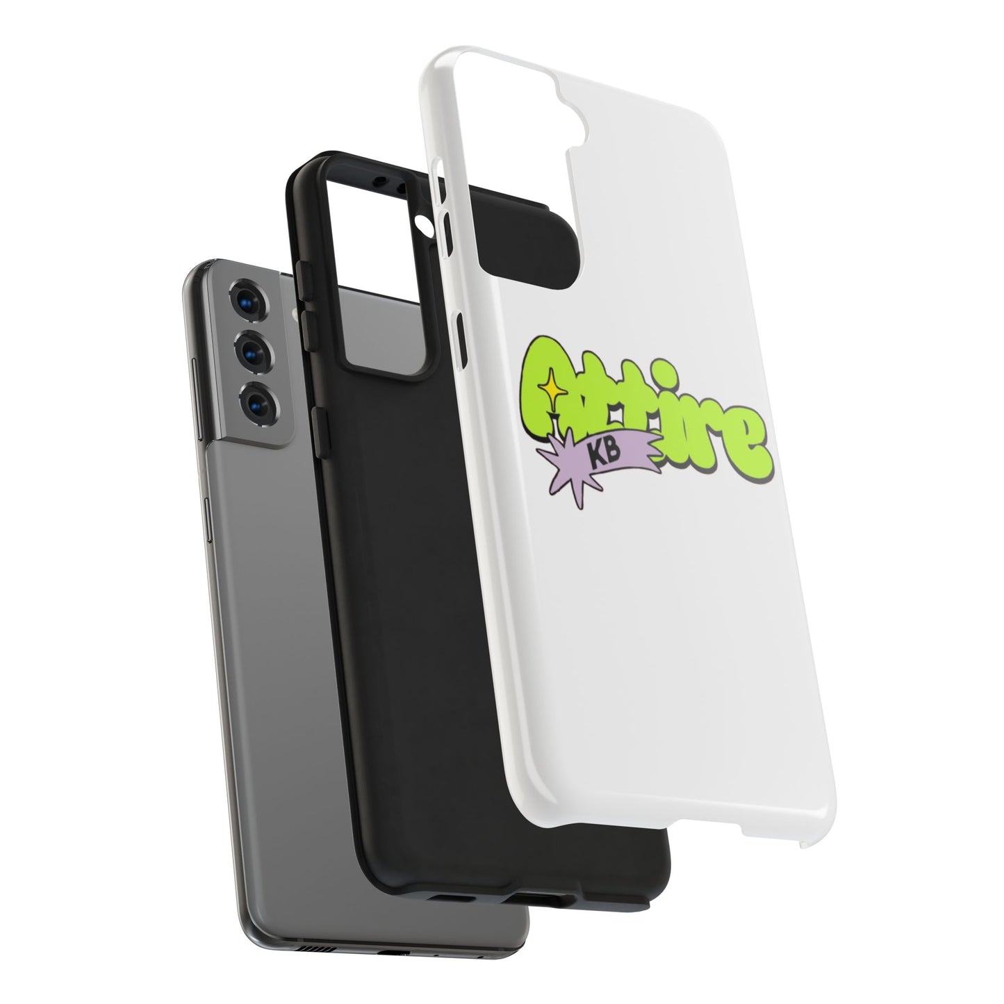 KB Attire Cartoon Phone Case (White)