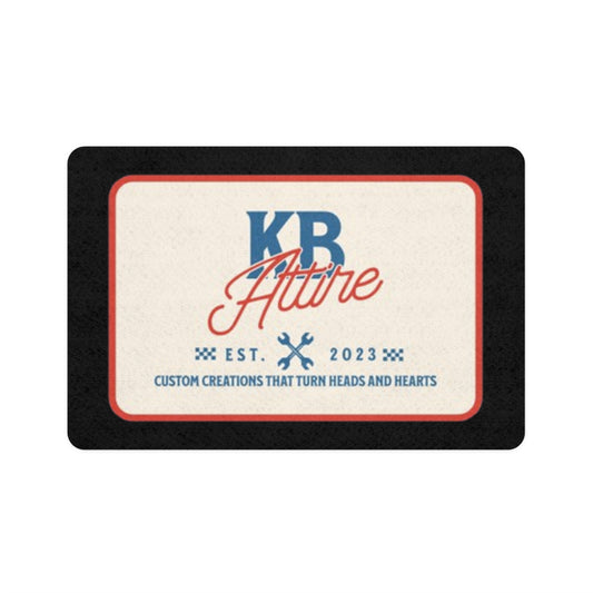 KB Attire "The Logo" Pet Food Mat