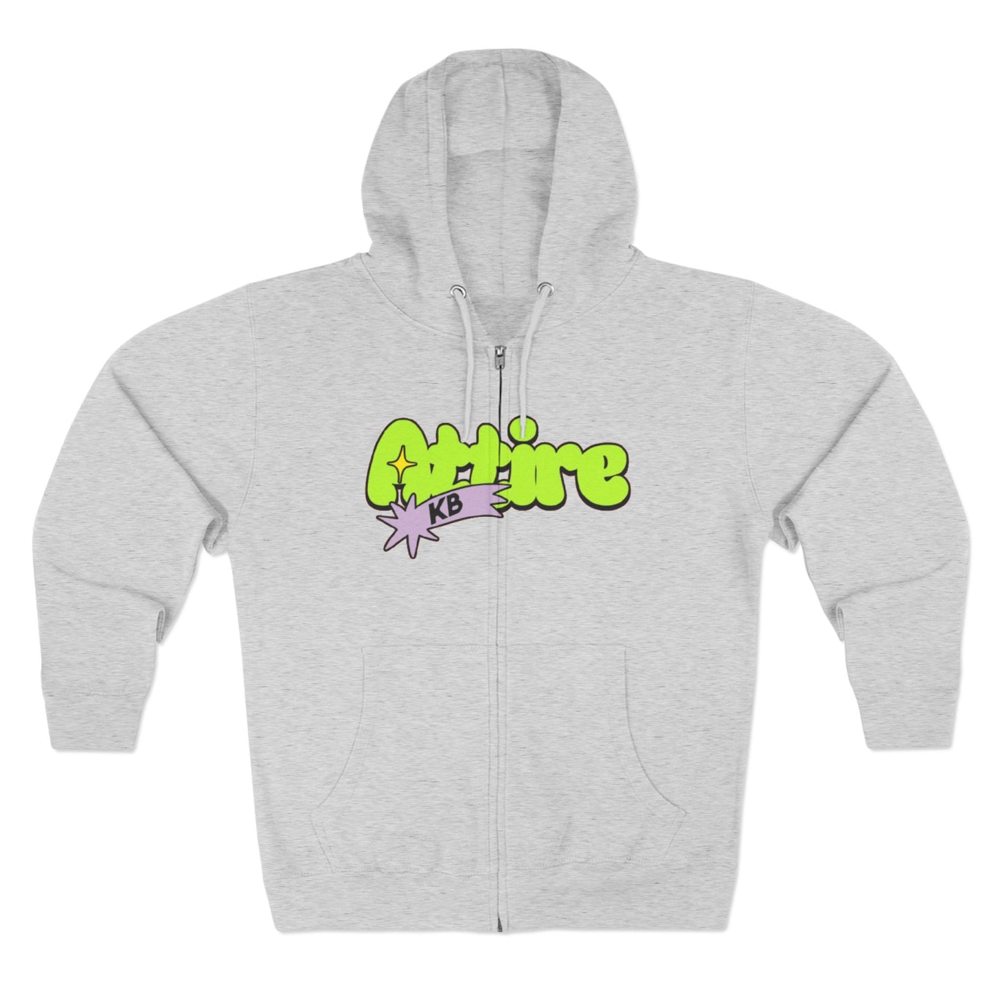 KB Attire Cartoon Unisex Zip Hoodie