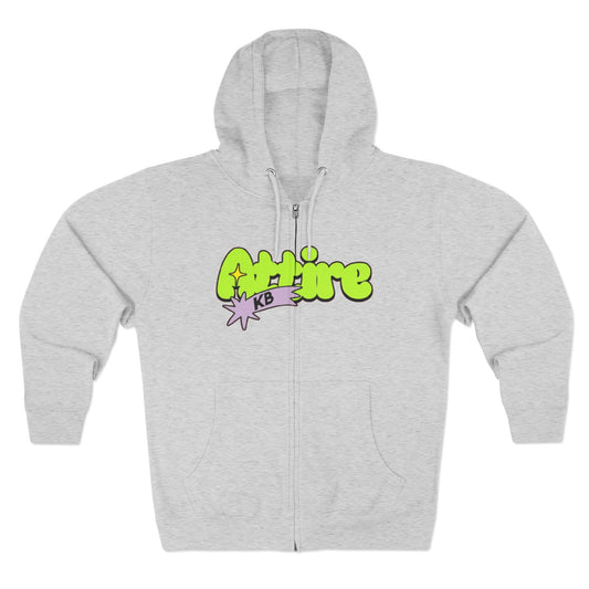 KB Attire Cartoon Unisex Zip Hoodie