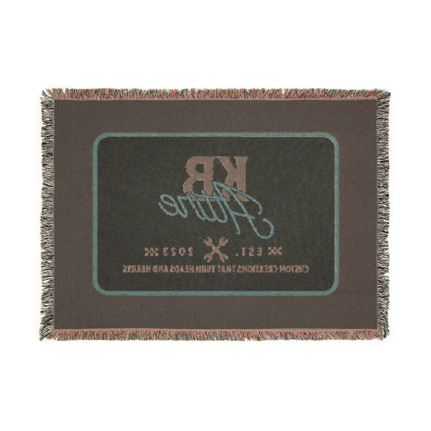 KB Attire "The Logo" Woven Blanket (Black)