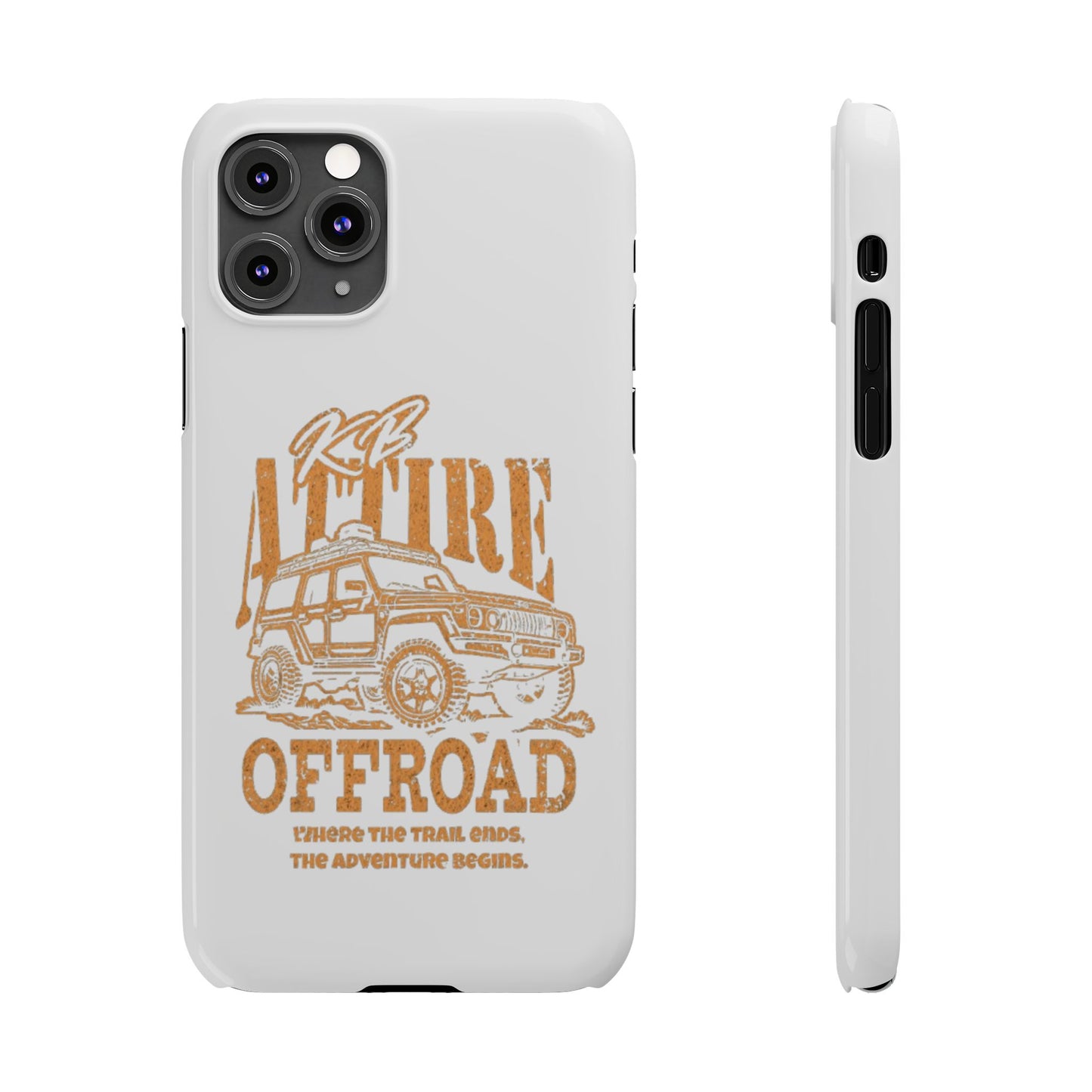 KB Attire Offroad Adventure IPhone Case (White)
