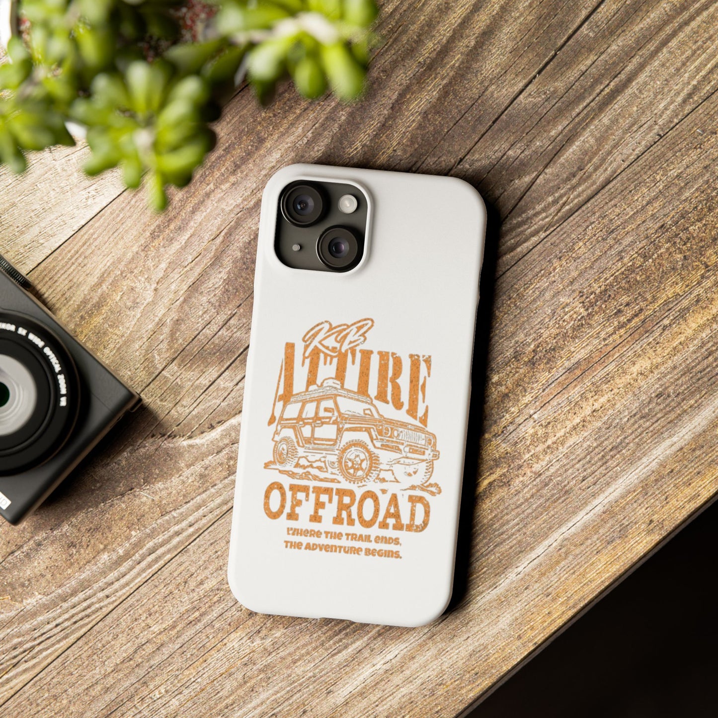 KB Attire Offroad Adventure IPhone Case (White)