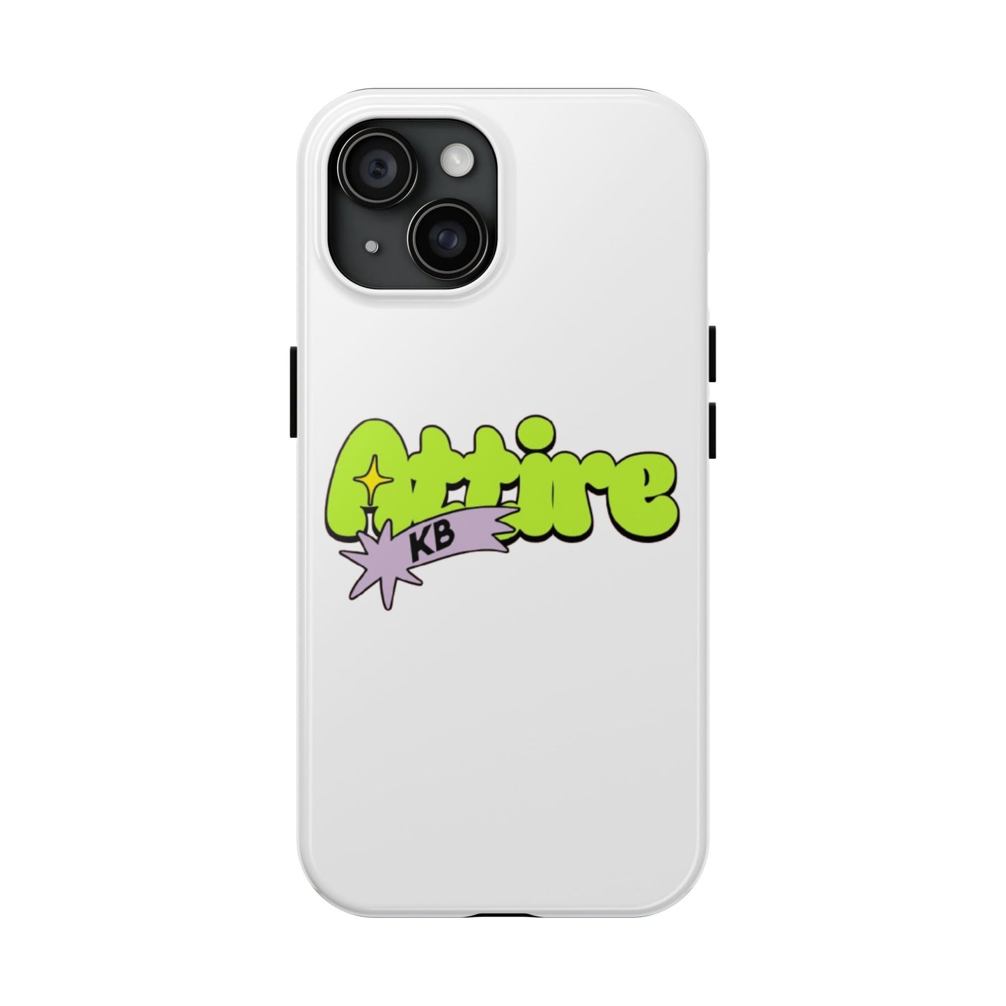 KB Attire Cartoon Phone Case (White)