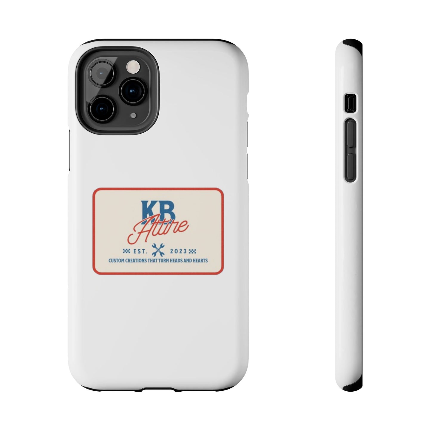 KB Attire 'The Patch' Phone Case (White)