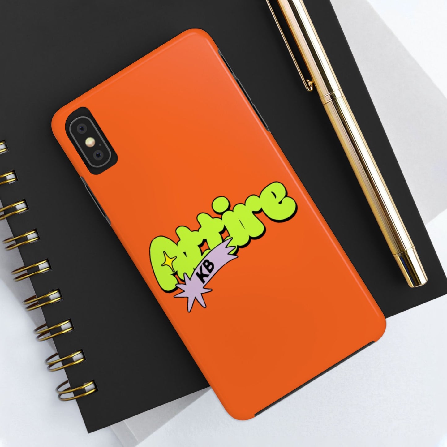 KB Attire Cartoon Phone Case (Orange)