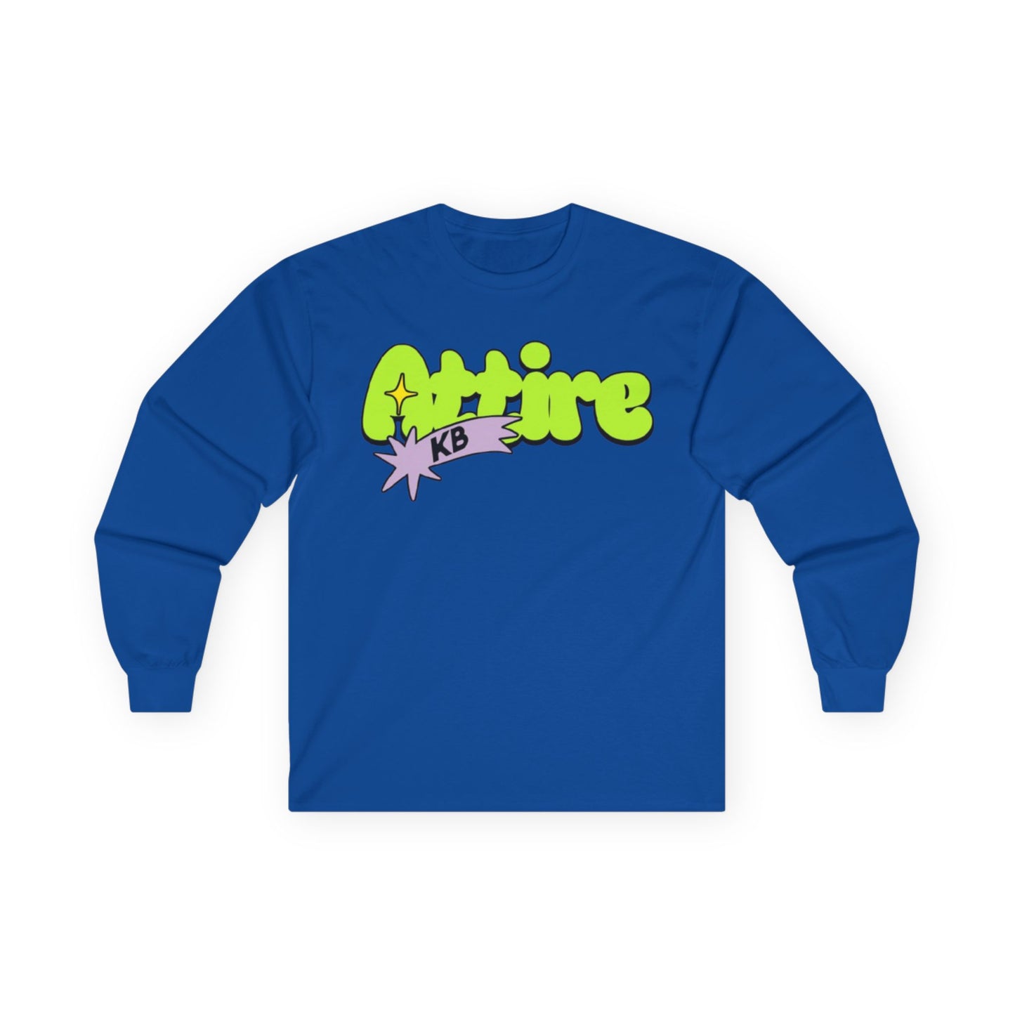 KB Attire Cartoon Graphic Long Sleeve Tee