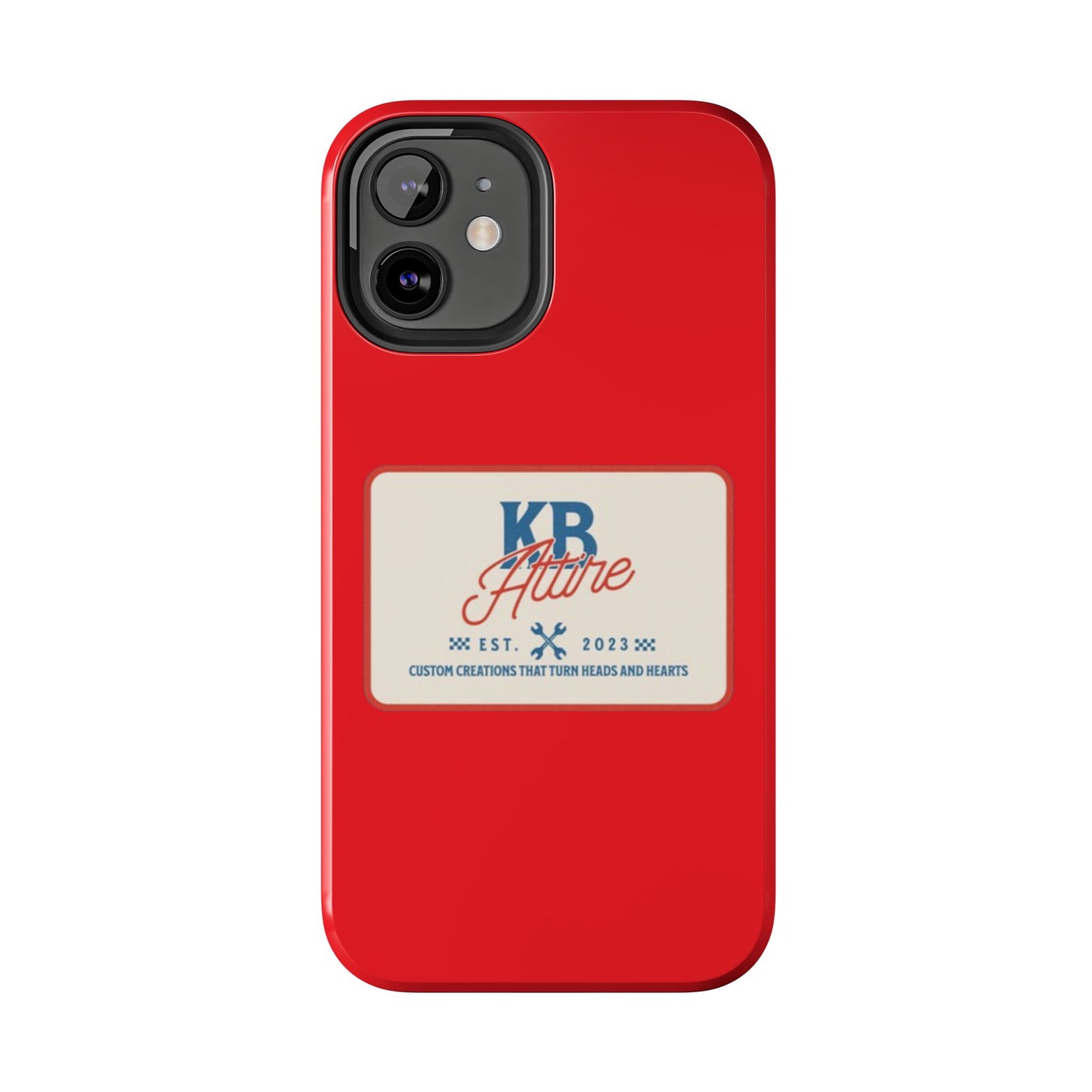 KB Attire 'The Patch' Phone Case (Red)