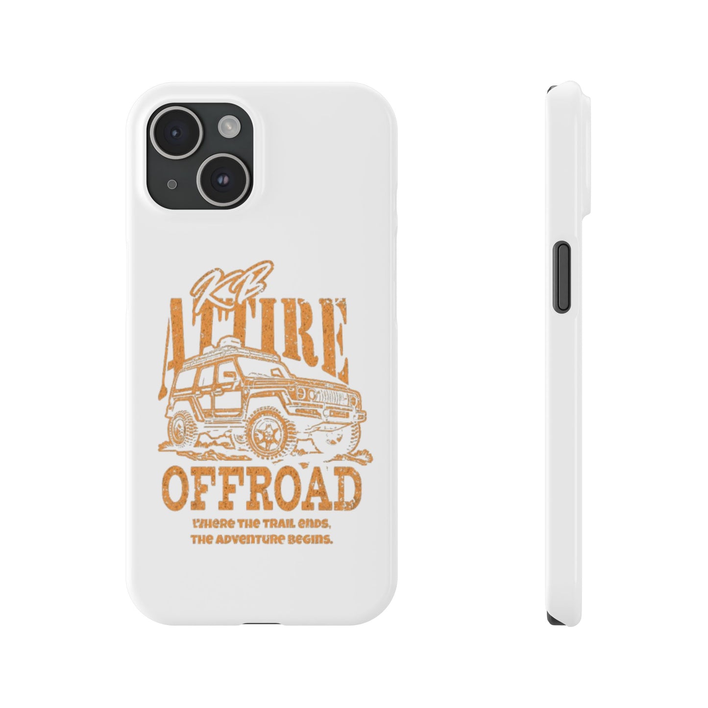 KB Attire Offroad Adventure IPhone Case (White)