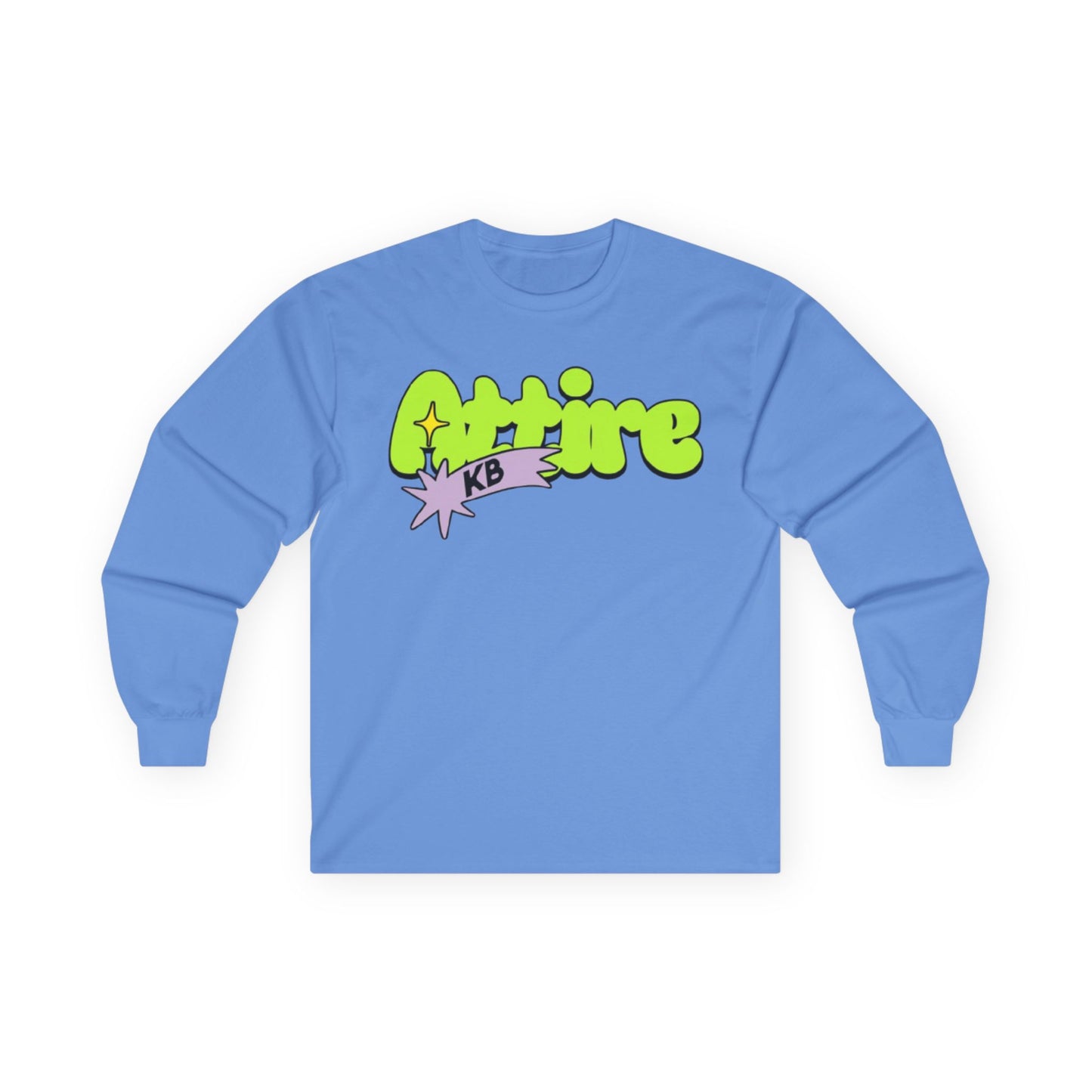 KB Attire Cartoon Graphic Long Sleeve Tee