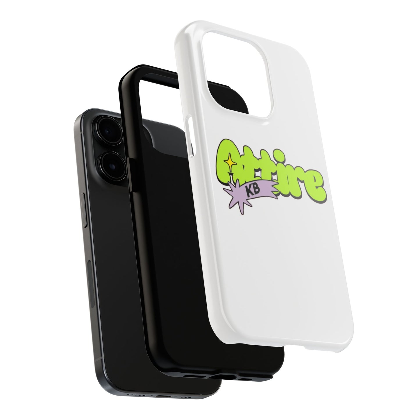 KB Attire Cartoon Phone Case (White)