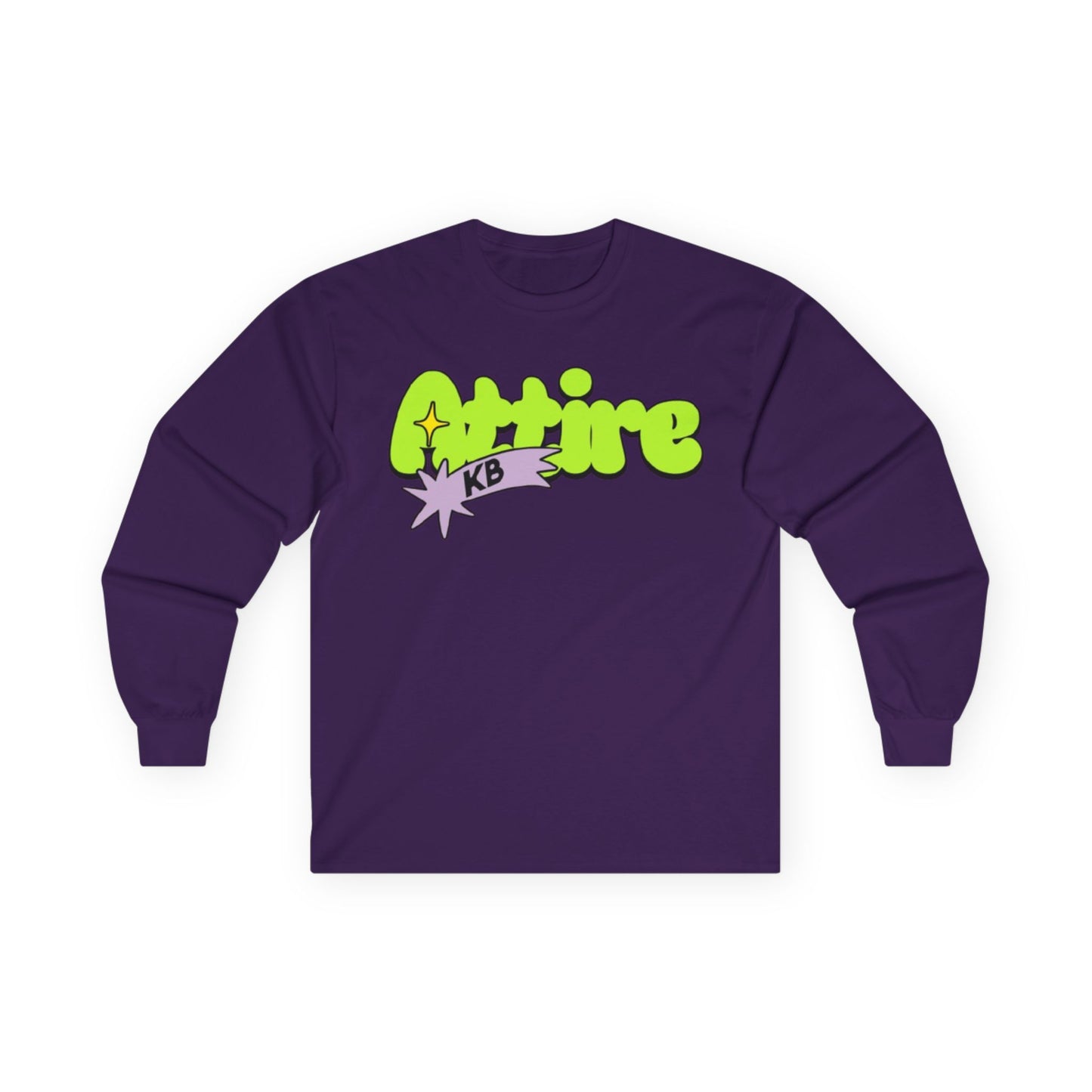 KB Attire Cartoon Graphic Long Sleeve Tee