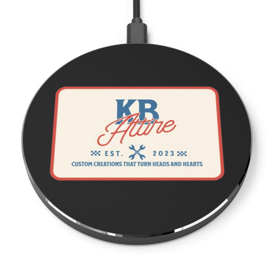KB Attire "The Patch" Logo Wireless Charger (Black)