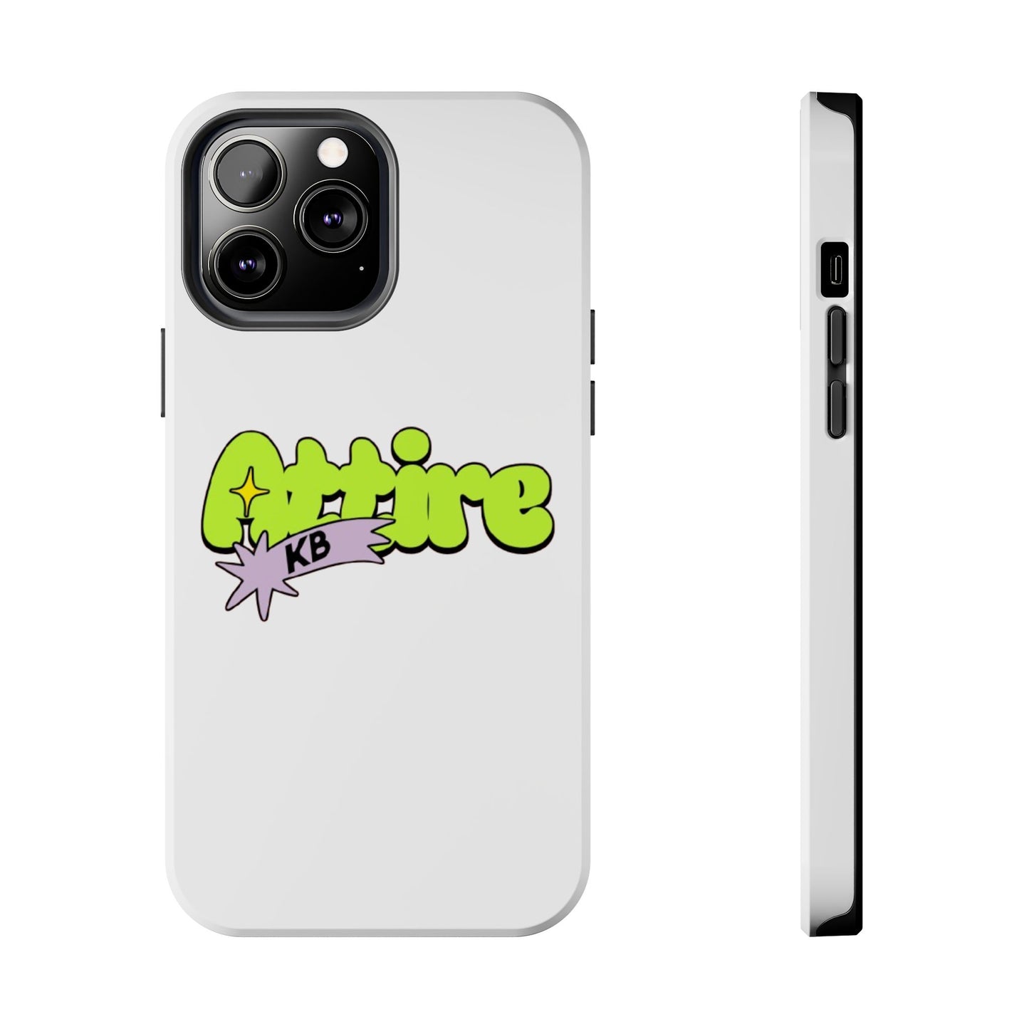KB Attire Cartoon Phone Case (White)