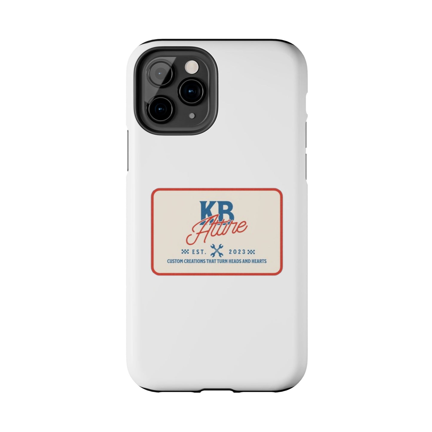 KB Attire 'The Patch' Phone Case (White)