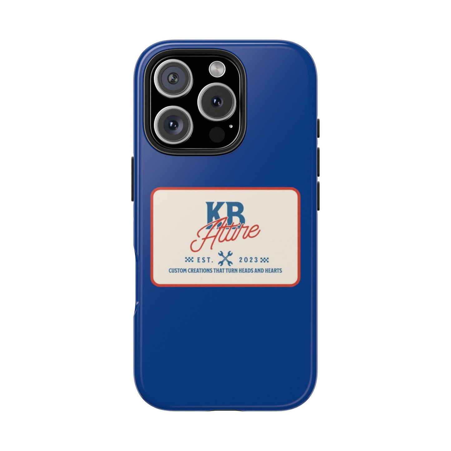 KB Attire 'The Patch' Phone Case (Blue)