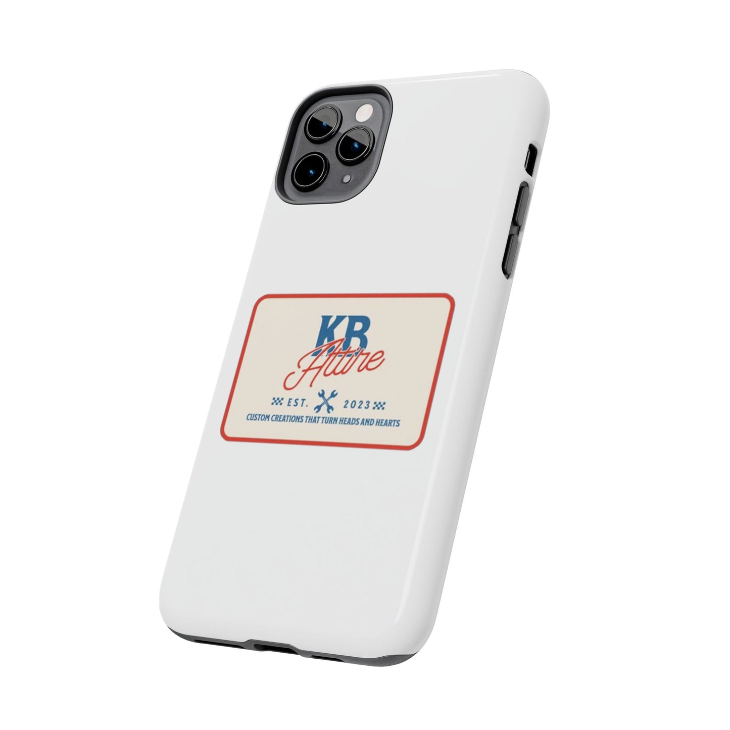 KB Attire 'The Patch' Phone Case (White)