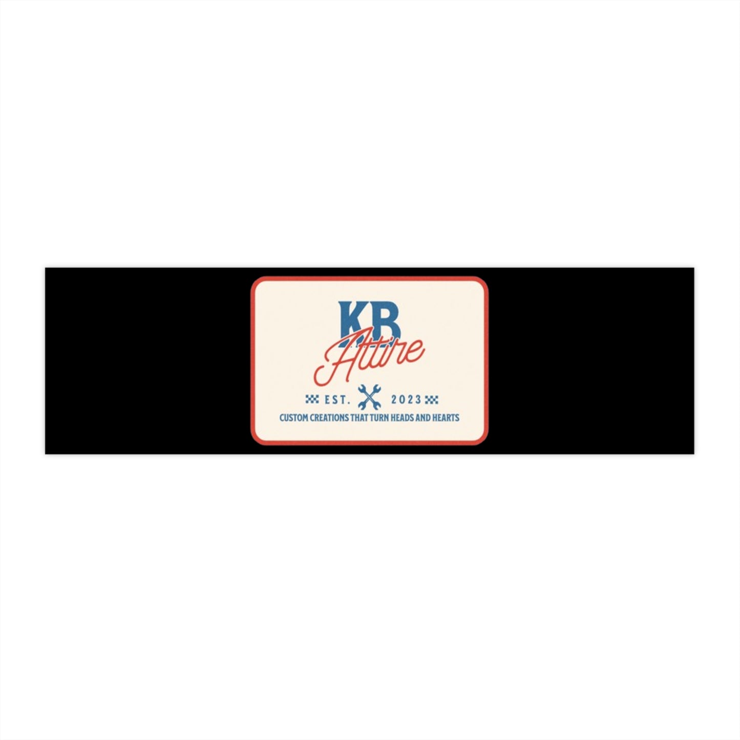 KB Attire "The Patch" Bumper Sticker