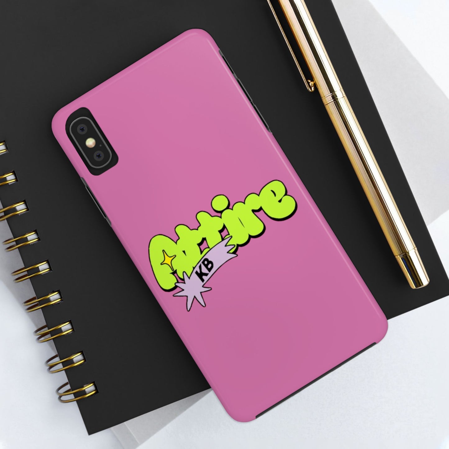 KB Attire Cartoon Phone Case (Pink)