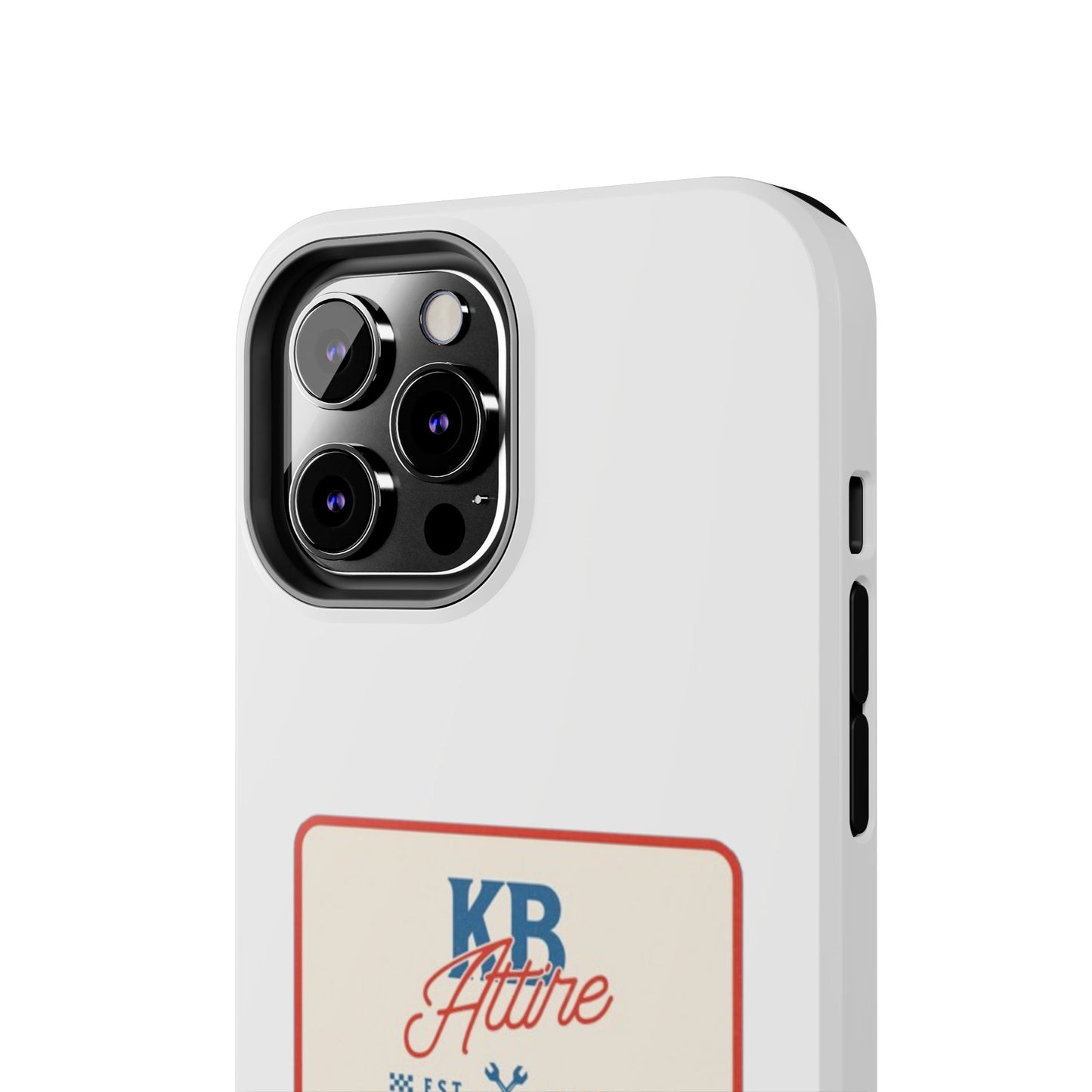 KB Attire 'The Patch' Phone Case (White)
