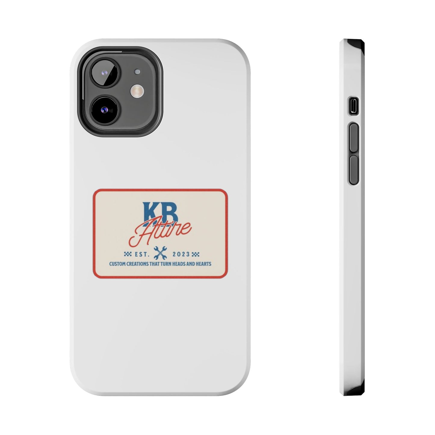 KB Attire 'The Patch' Phone Case (White)