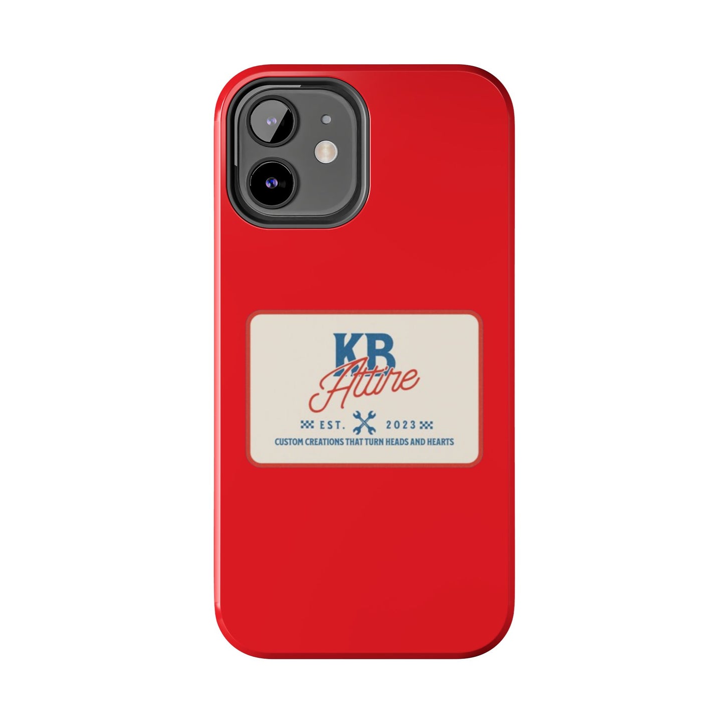 KB Attire 'The Patch' Phone Case (Red)