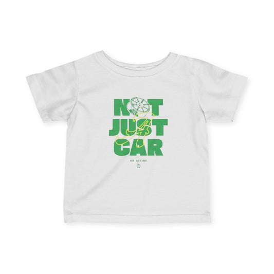KB Attire Infant Tee 'Not Just Car' Graphic T-Shirt