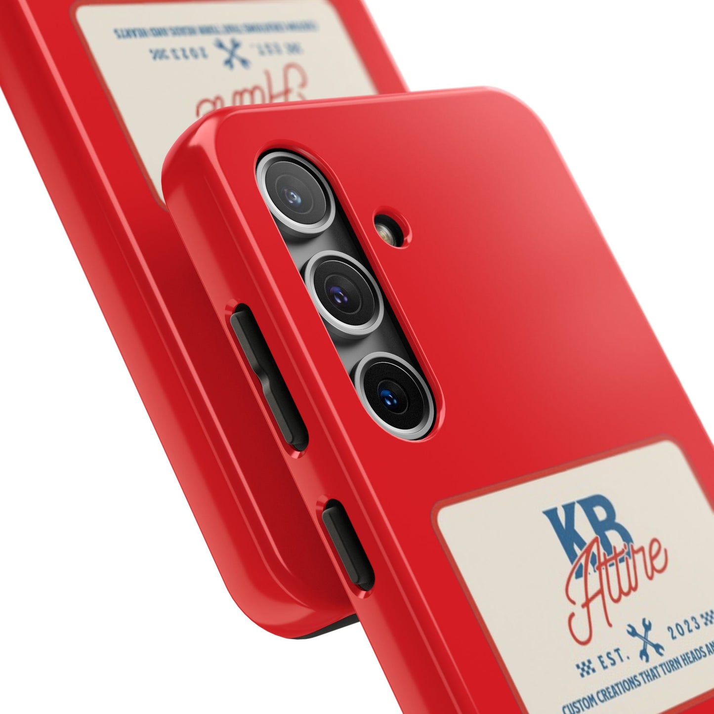 KB Attire 'The Patch' Phone Case (Red)