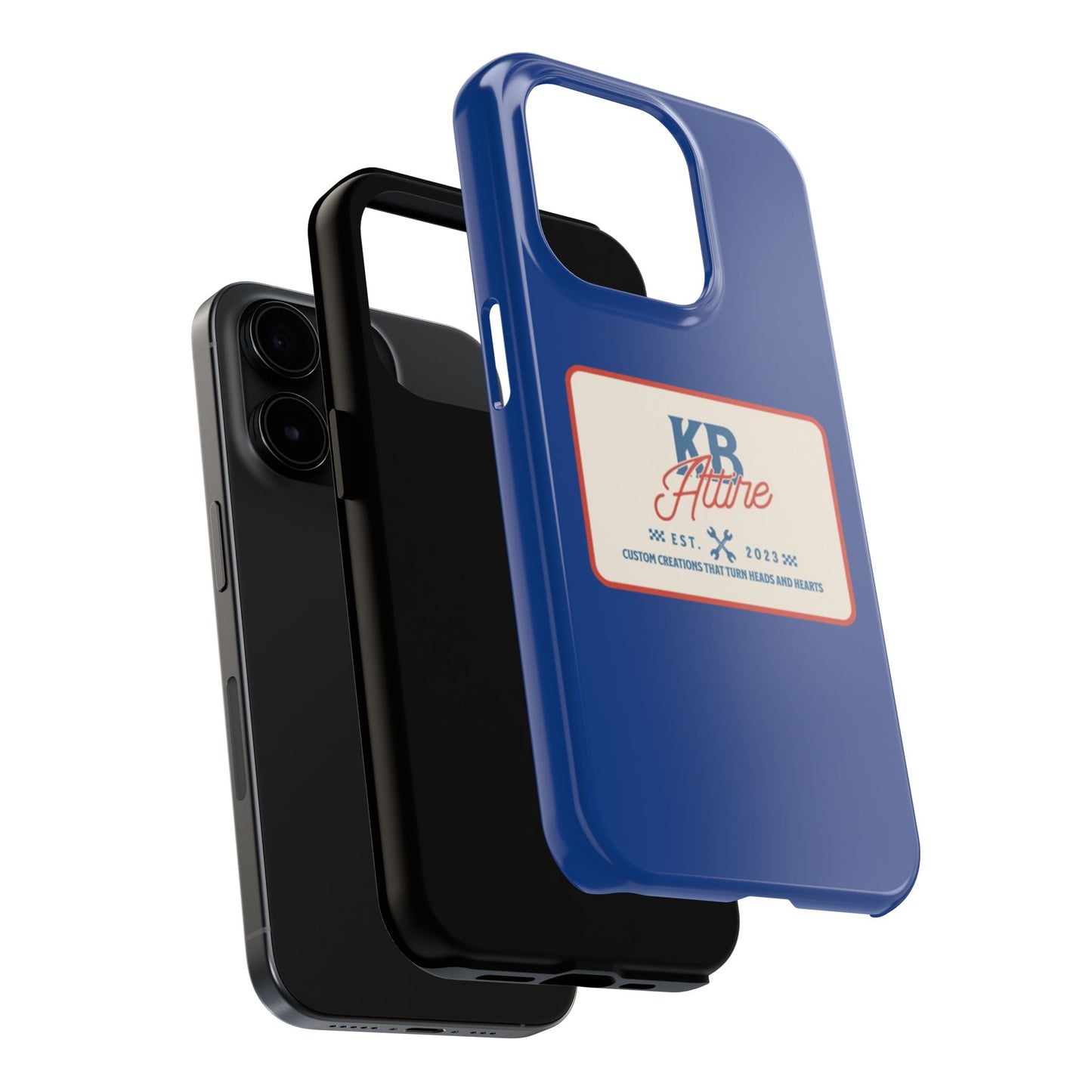 KB Attire 'The Patch' Phone Case (Blue)