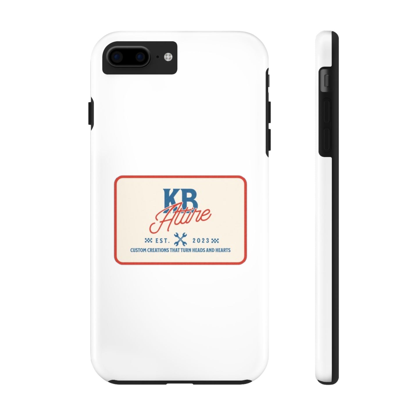 KB Attire 'The Patch' Phone Case (White)