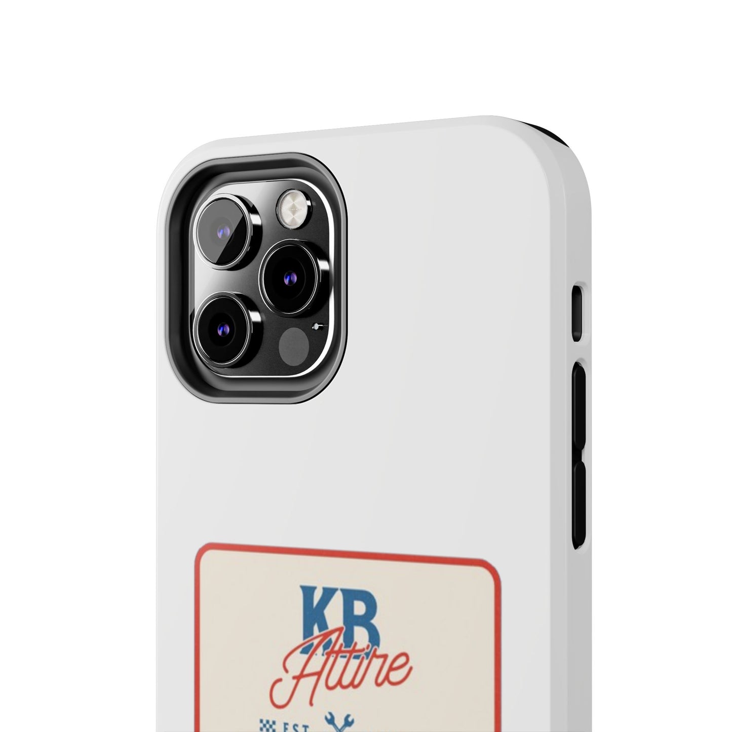 KB Attire 'The Patch' Phone Case (White)